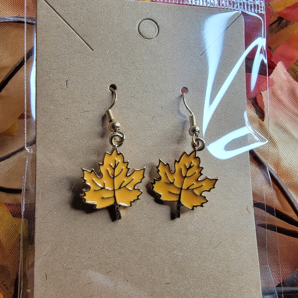 Maple Leaf Earrings